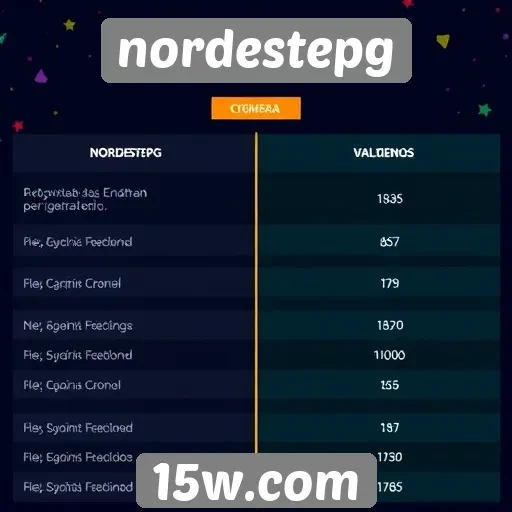 Comparação entre nordestepg e outros sites de jogos